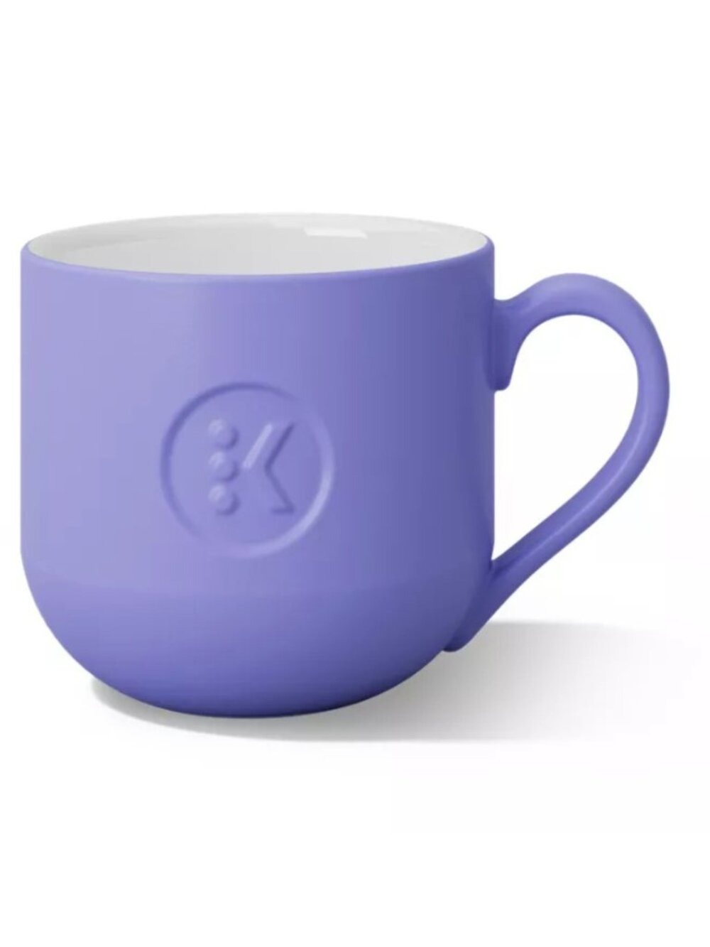 Keurig Signature Coffee Mug Lavender Ceramic With K Logo - BRAND NEW